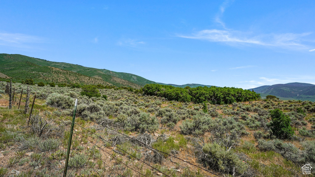 View of mountain background