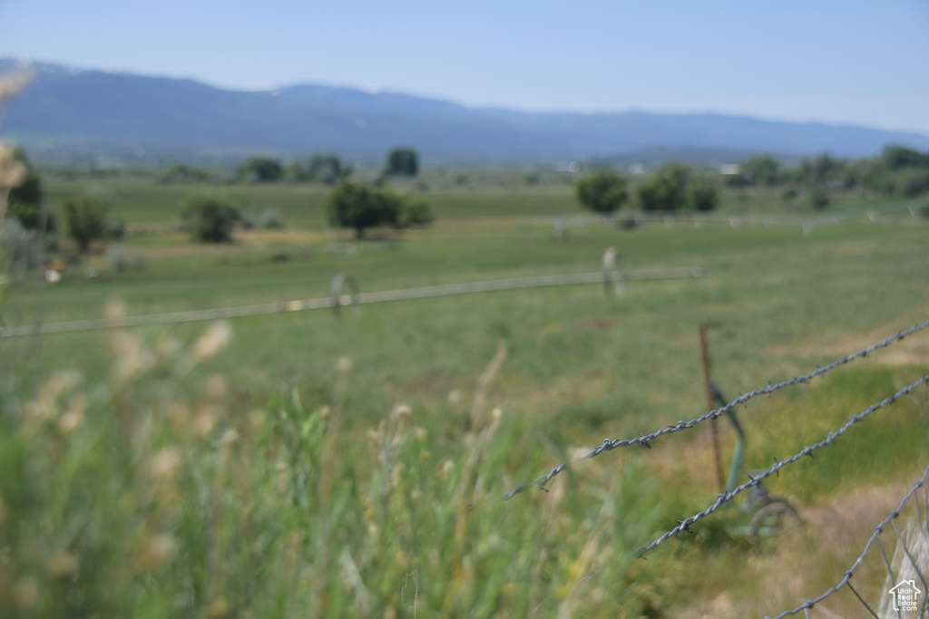 Mountain view featuring rural landscape