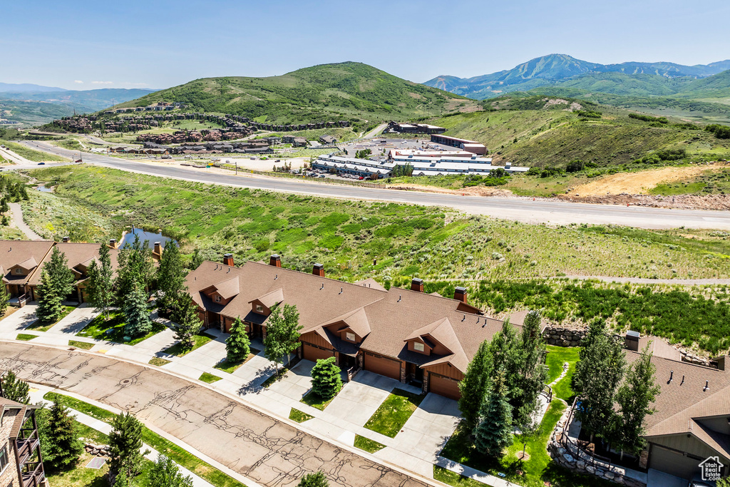 Aerial view of mountains