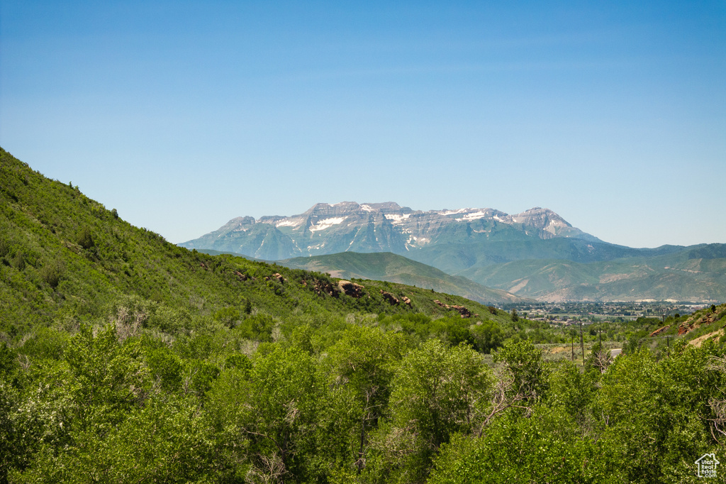 View of mountain backdrop