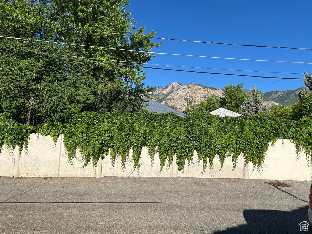 View of mountain background