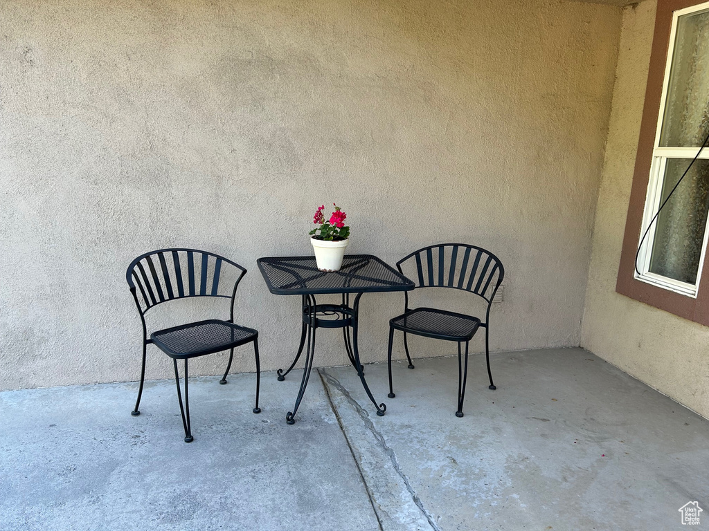 View of patio
