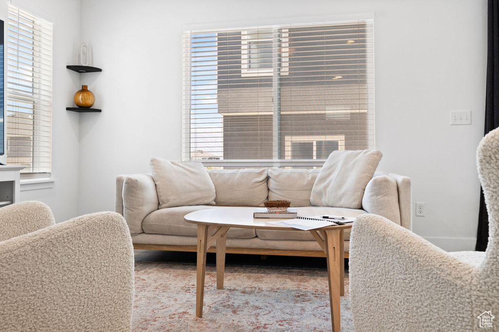 View of living area