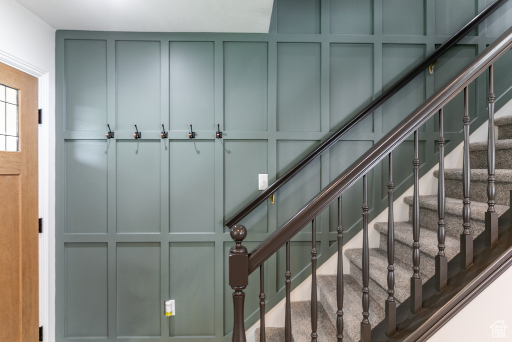 View of staircase