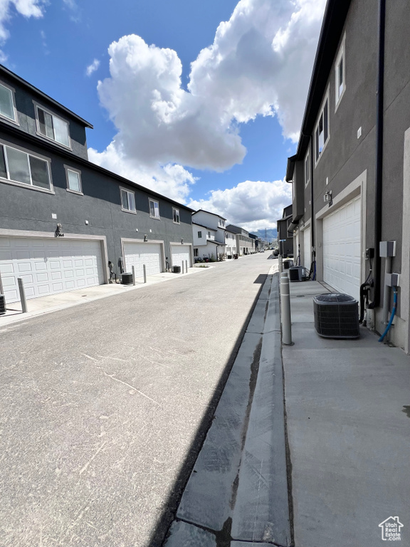 View of street with a residential view
