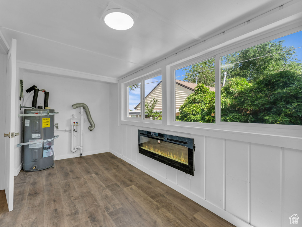 Utilities featuring secured water heater and heating unit