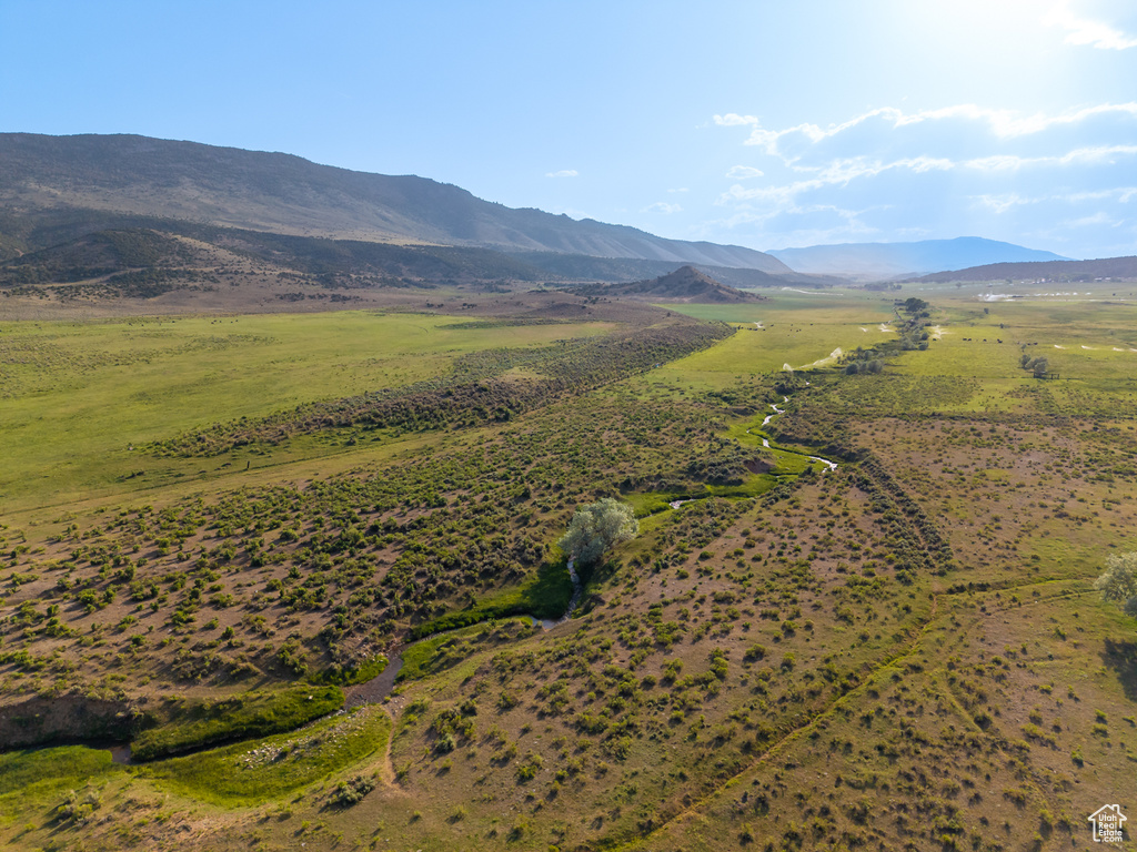 Mountain view featuring rural landscape