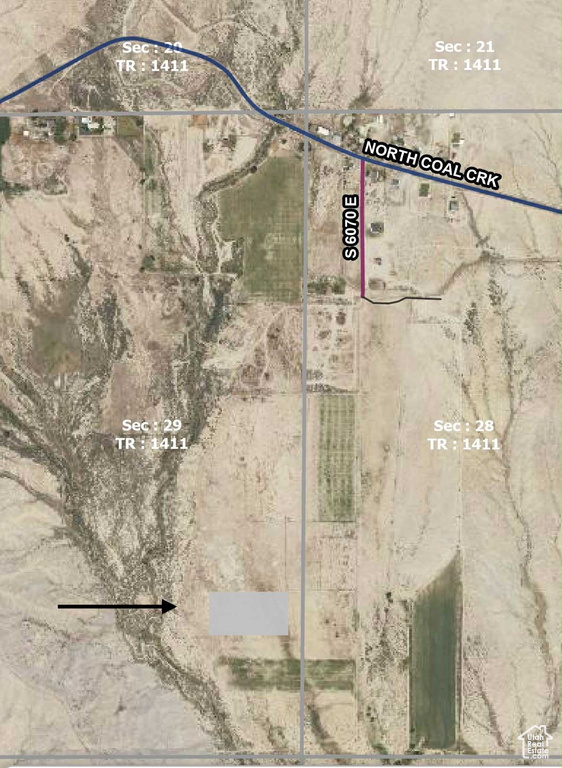Aerial view of property\'s location