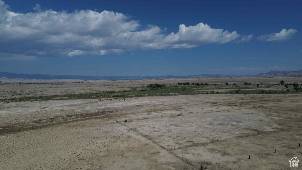 View of mountain background with rural landscape