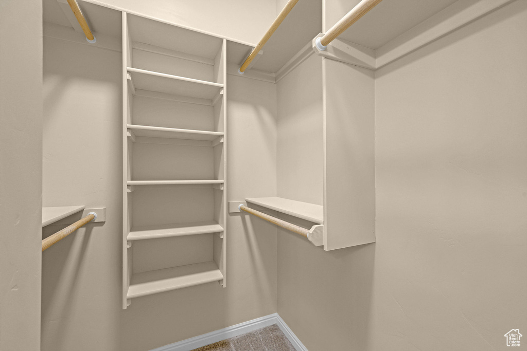 View of spacious closet