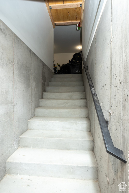 View of staircase