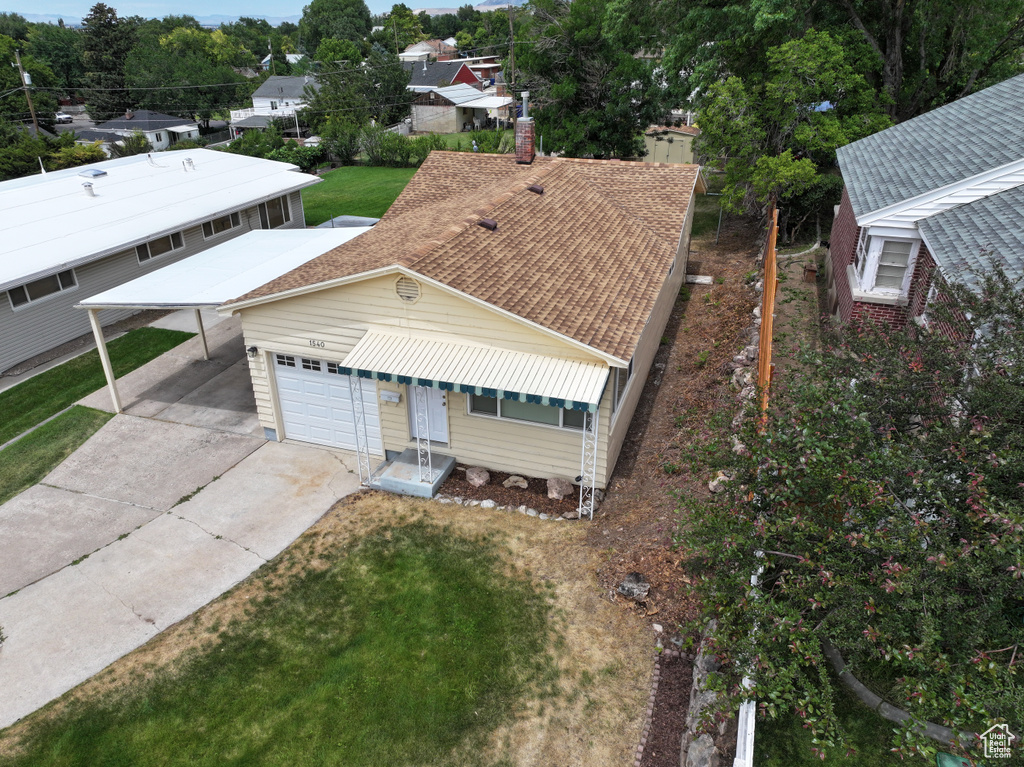 View of subject property
