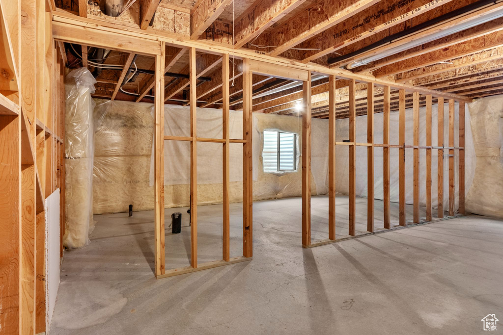 View of basement