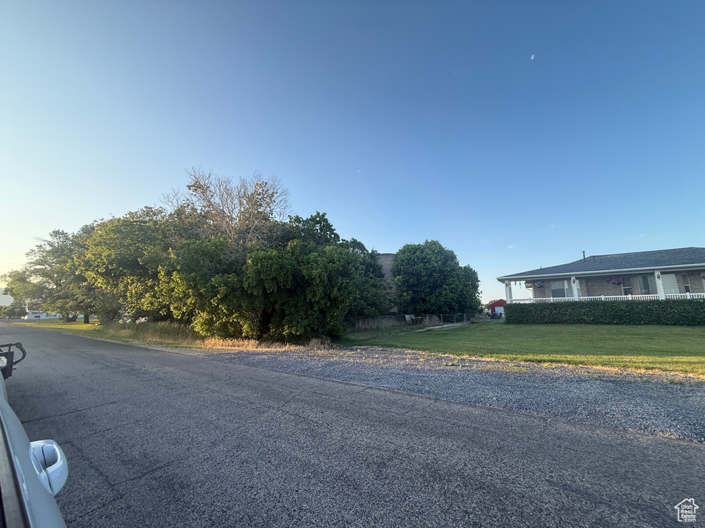 View of asphalt road