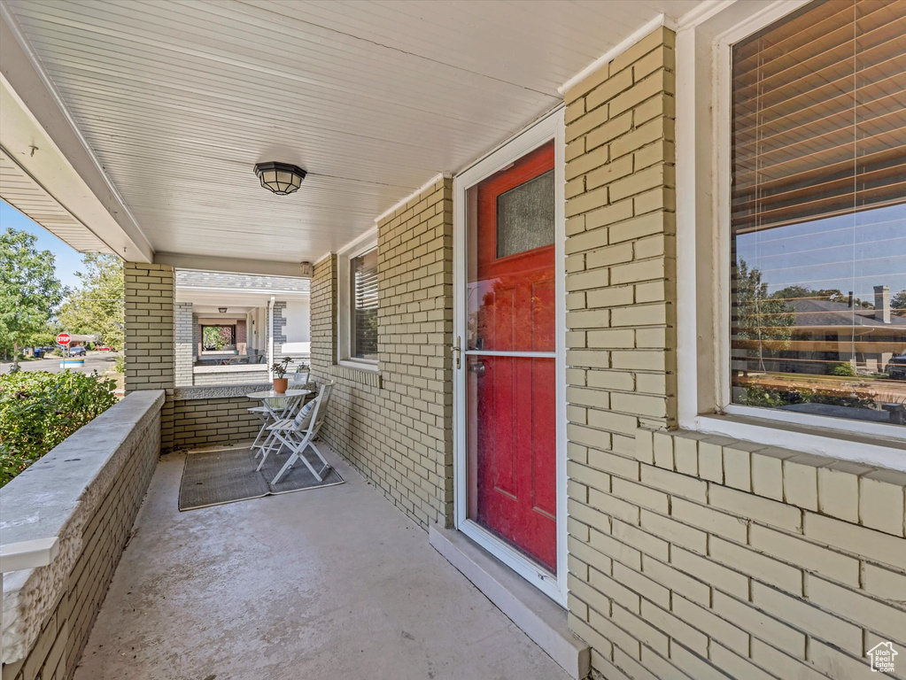 View of porch