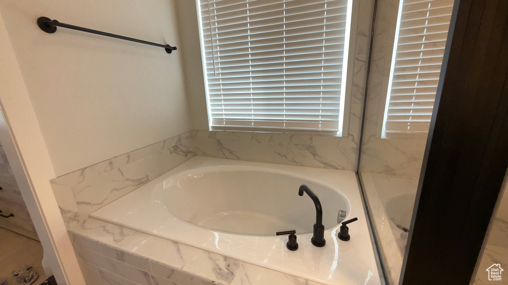 Bathroom featuring a bath