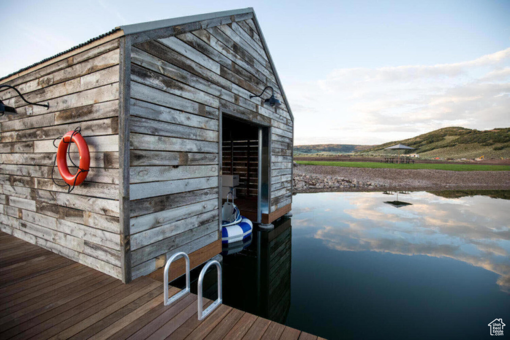 View of dock area