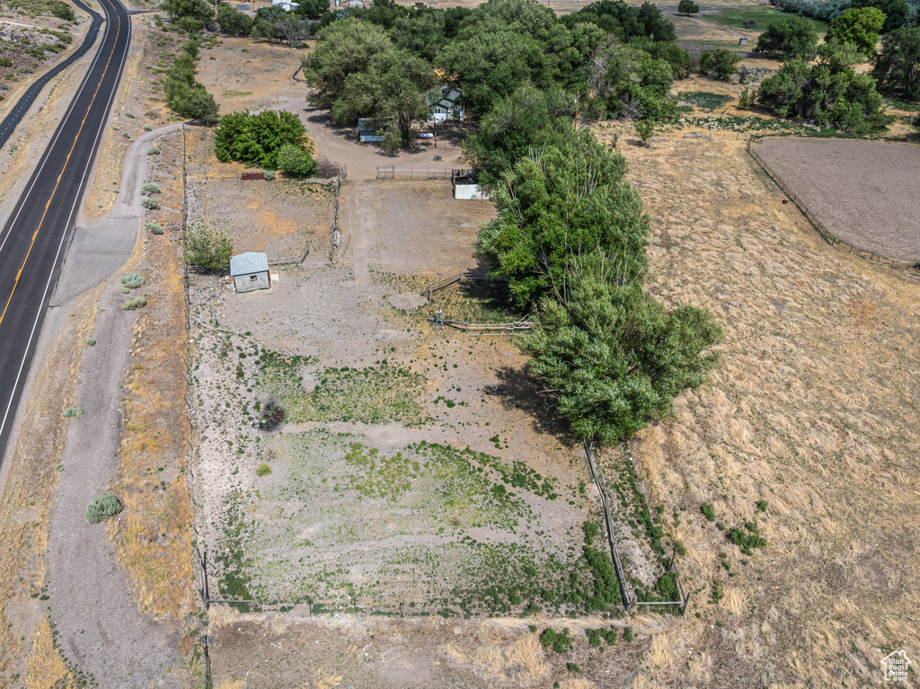 Aerial view of property's location