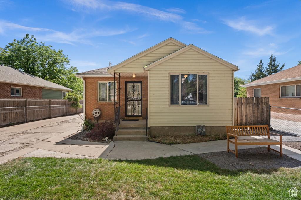 View of bungalow