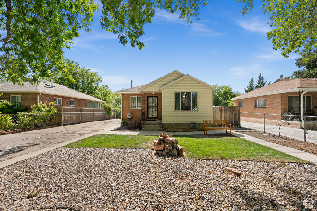 View of bungalow-style home