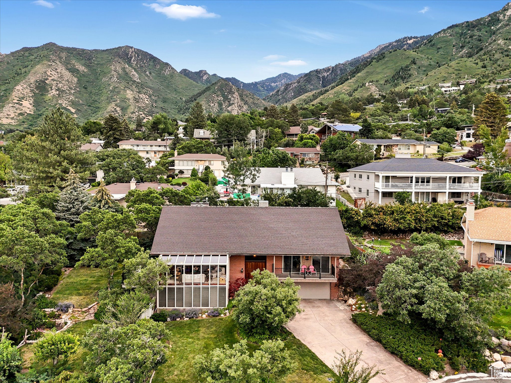 View of mountain backdrop