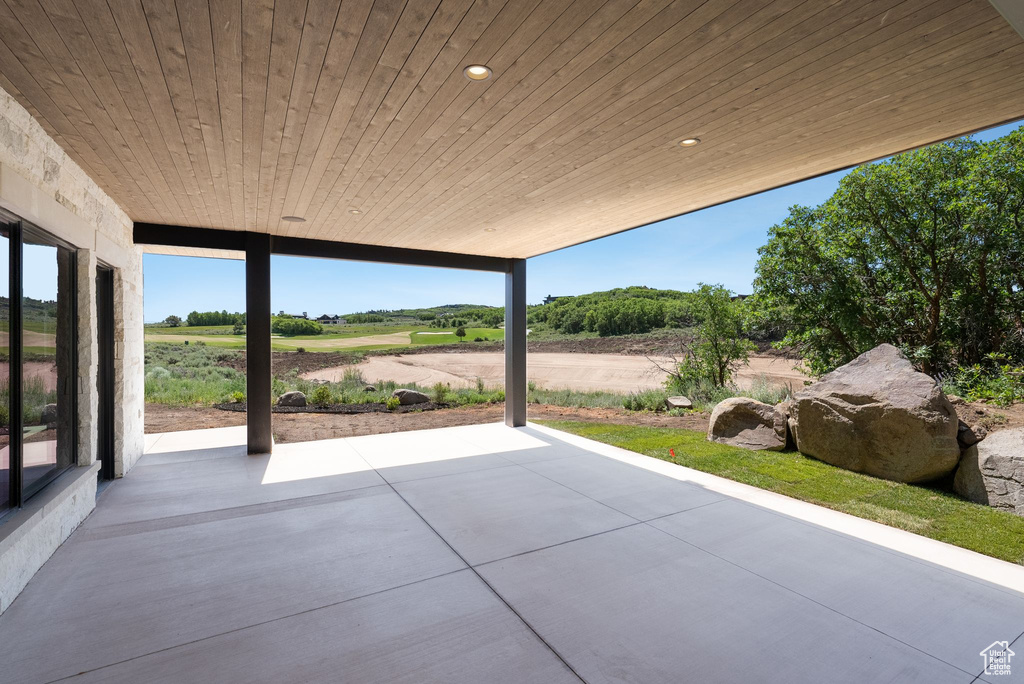 View of patio