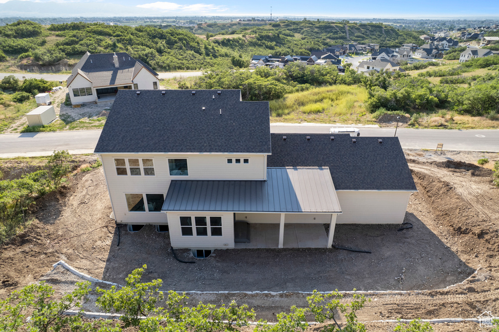 Aerial view of property and surrounding area