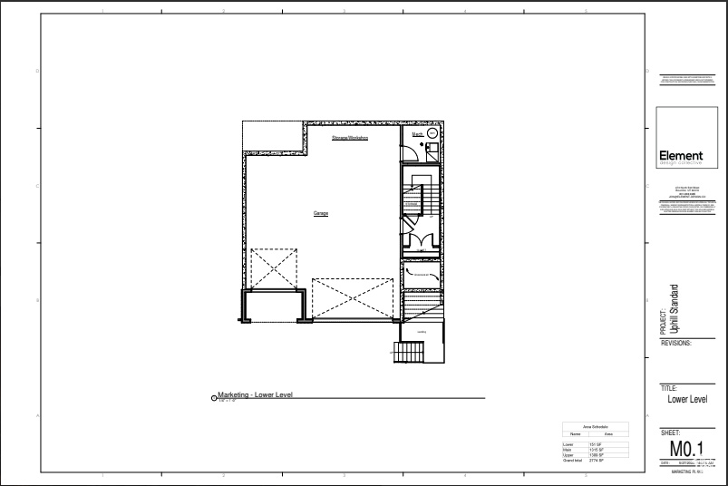 View of room layout