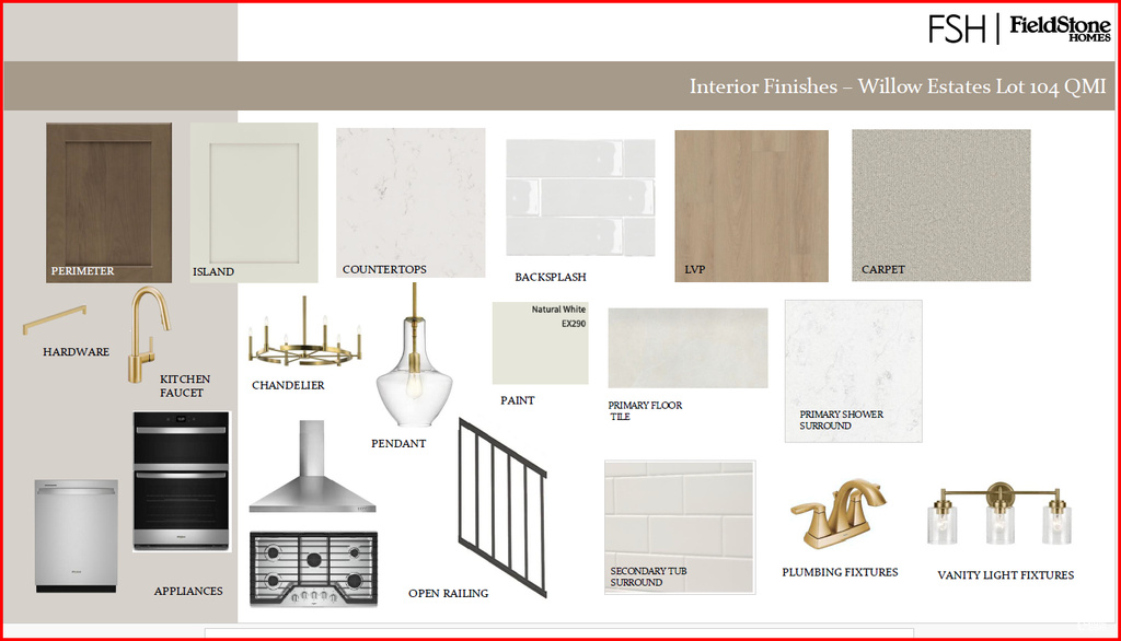 View of miscellaneous listing collateral