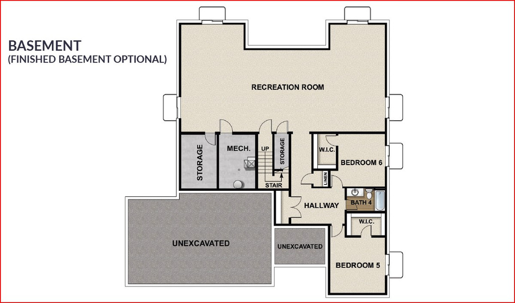 View of floor plan / room layout