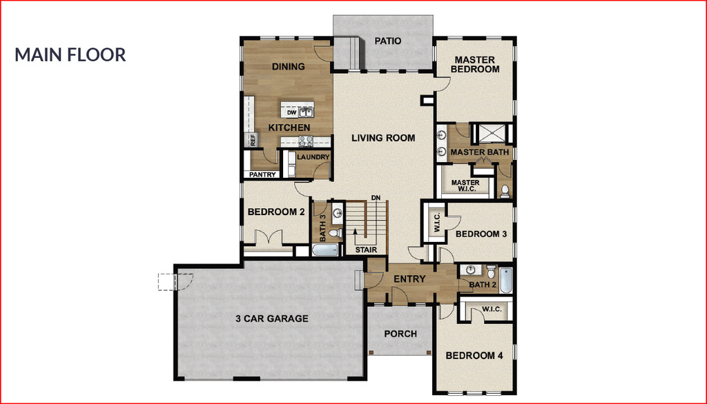 View of home floor plan
