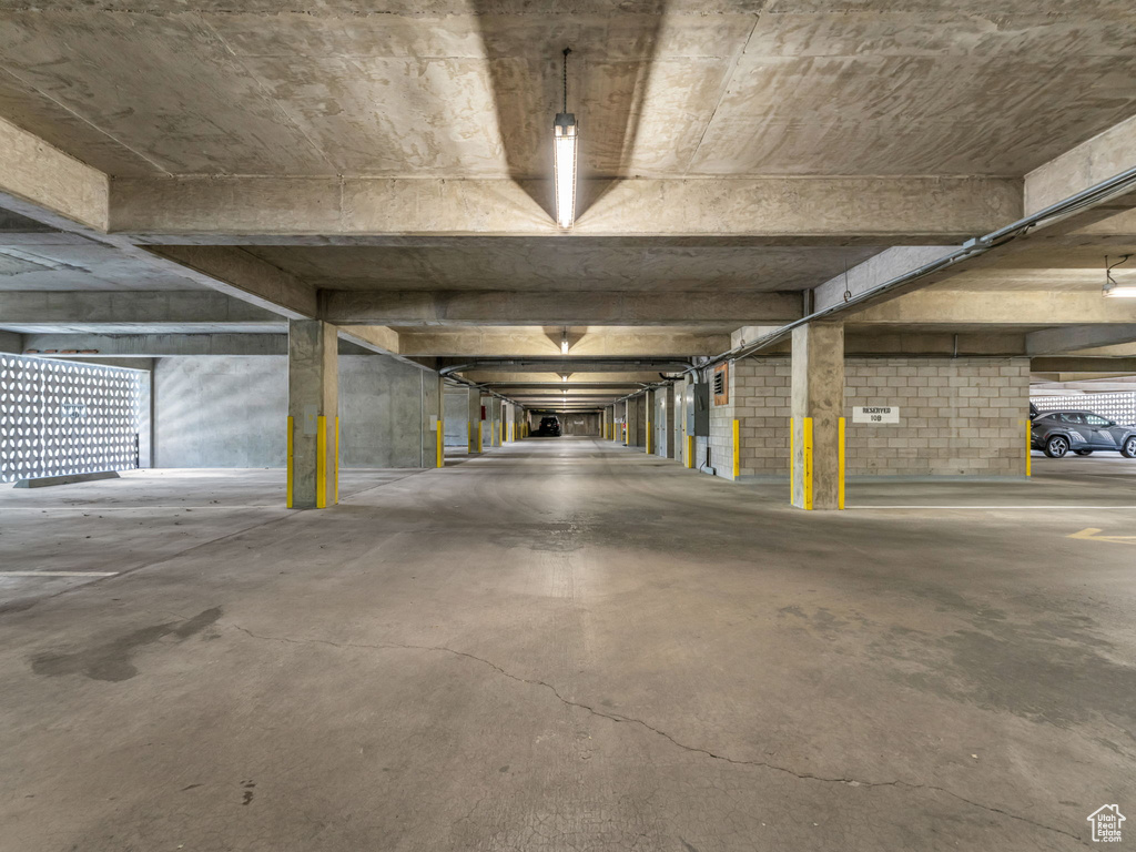 View of parking deck