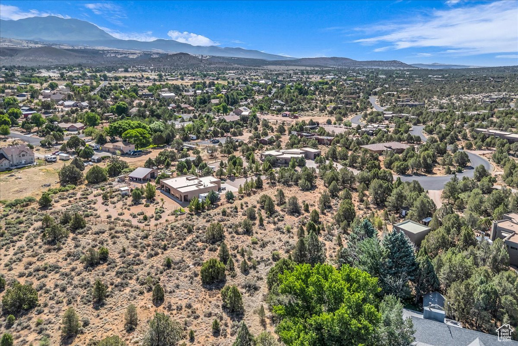 Aerial view of mountains