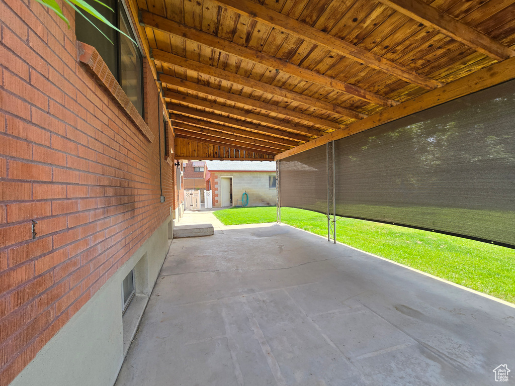 View of patio