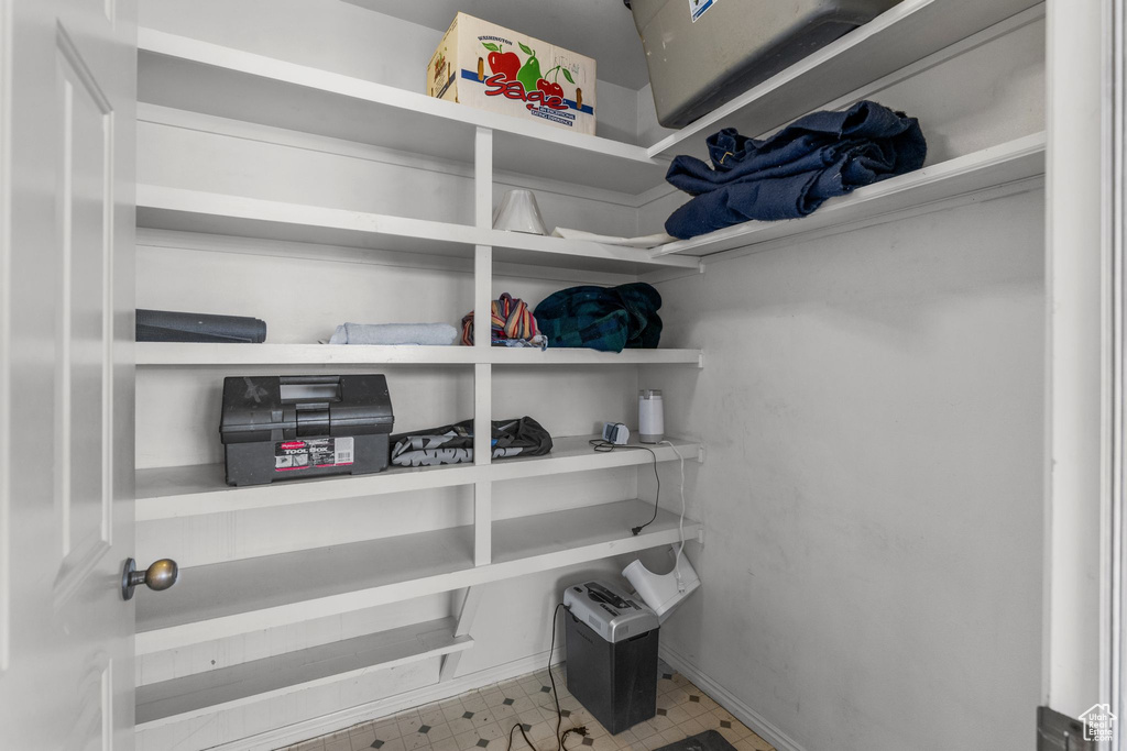 View of storage area
