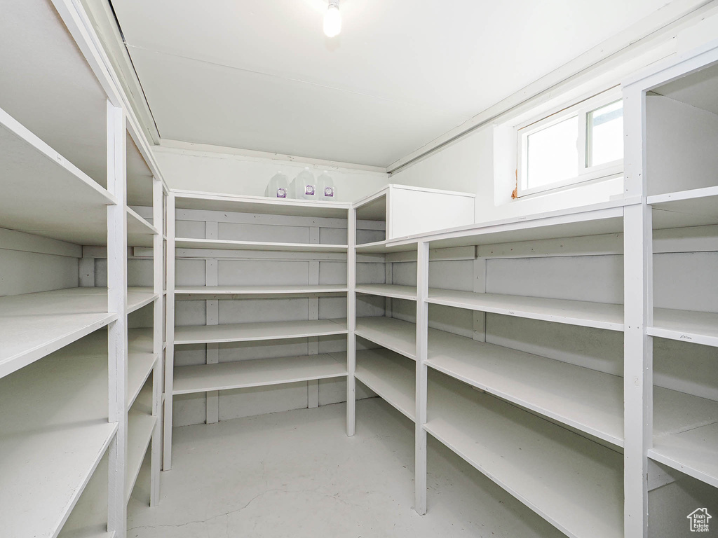 View of storage area