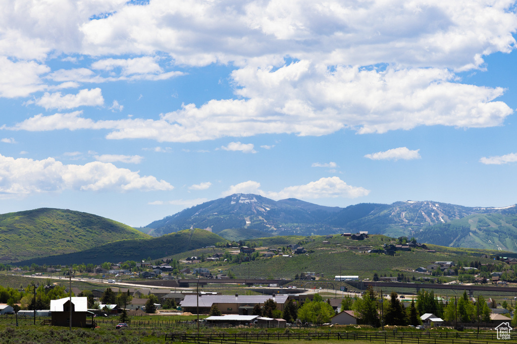 View of mountain backdrop