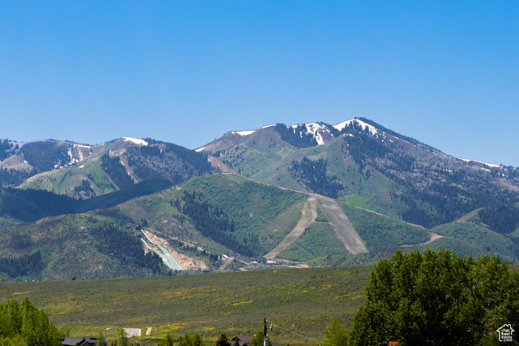 View of mountain backdrop