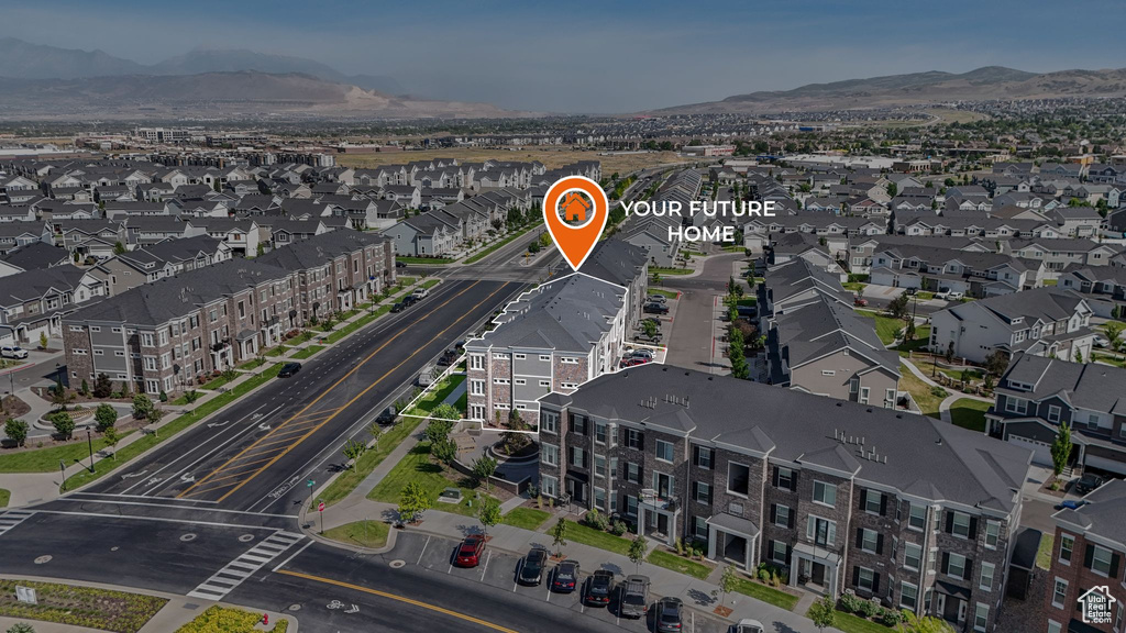 View of property location featuring a mountainous background