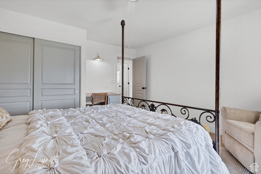 Bedroom with a closet