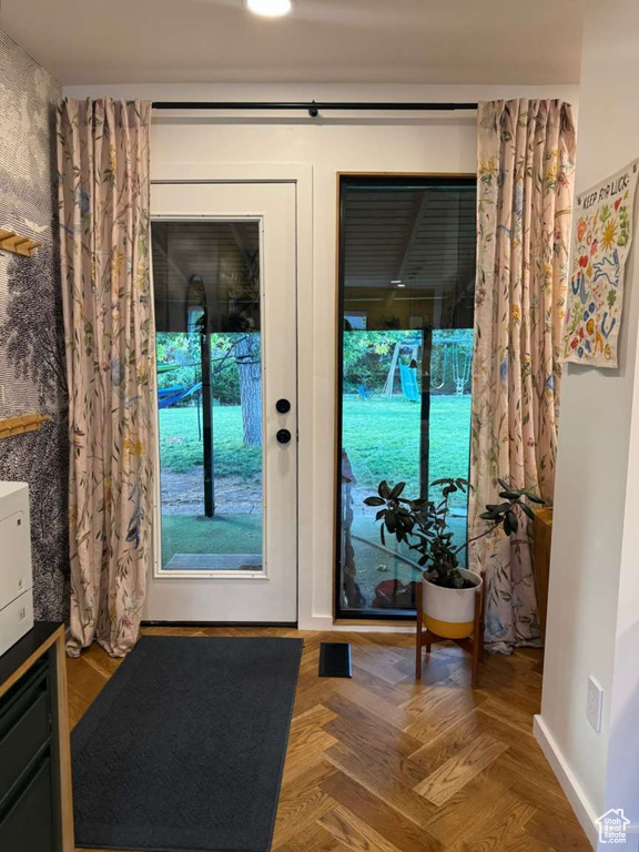 Doorway with healthy amount of natural light