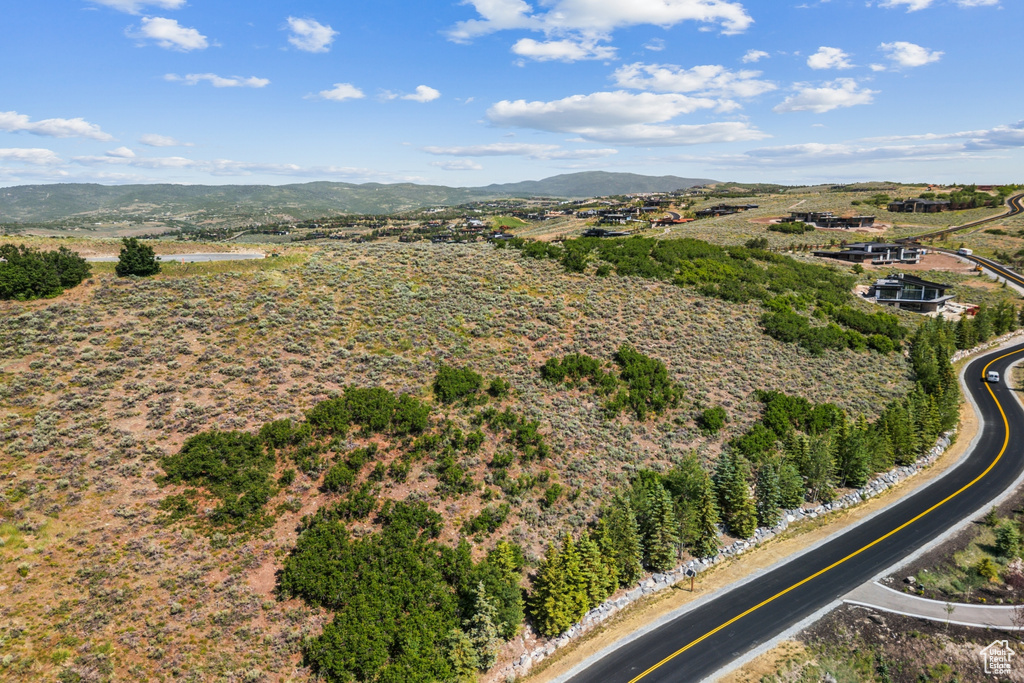 Drone / aerial view of mountains