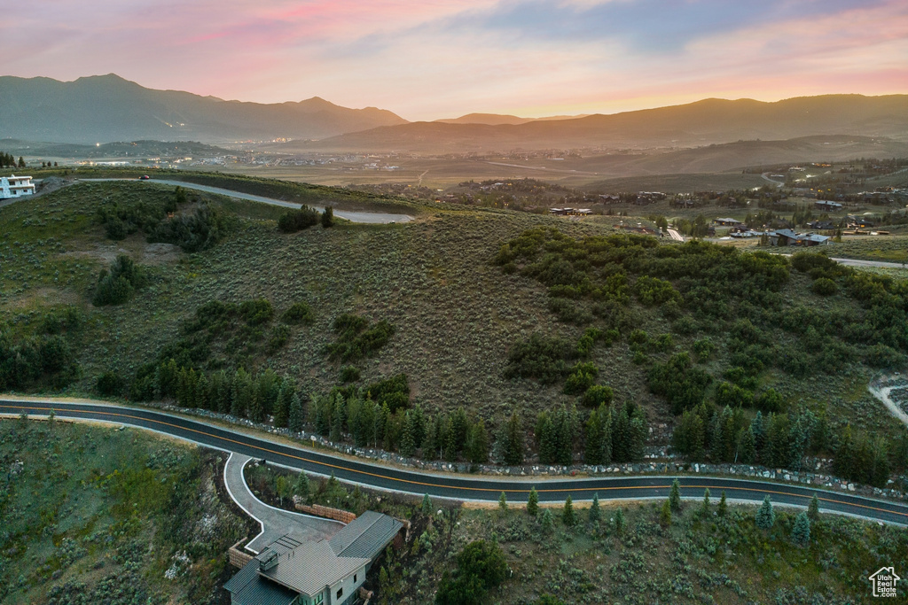 View of property location with a mountain backdrop