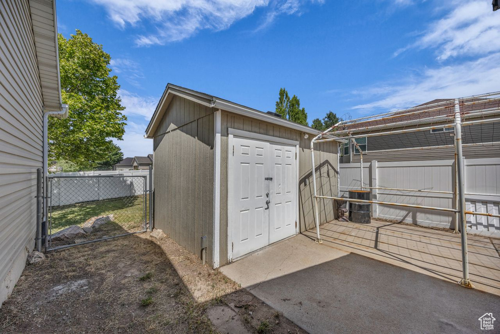 View of shed
