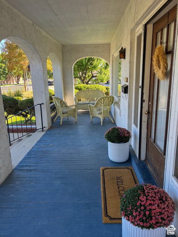 View of porch