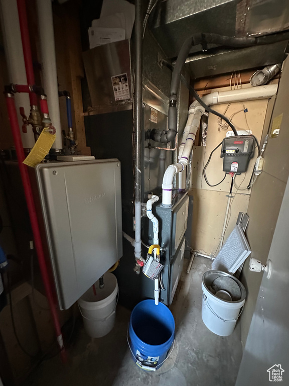 View of utility room