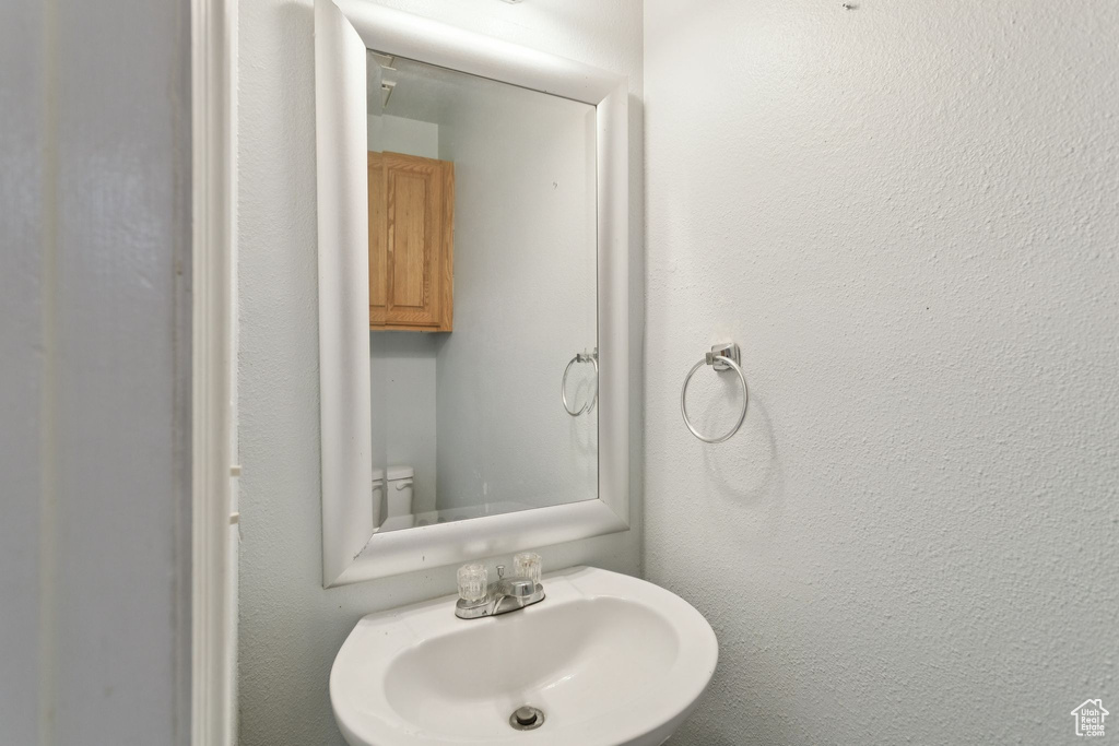 Bathroom featuring a sink