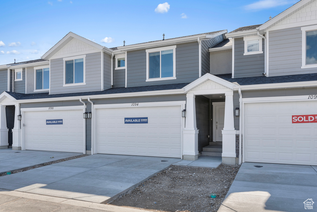 Multi unit property with a garage