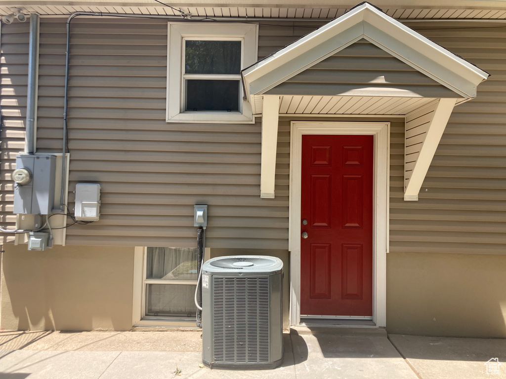 Doorway to property