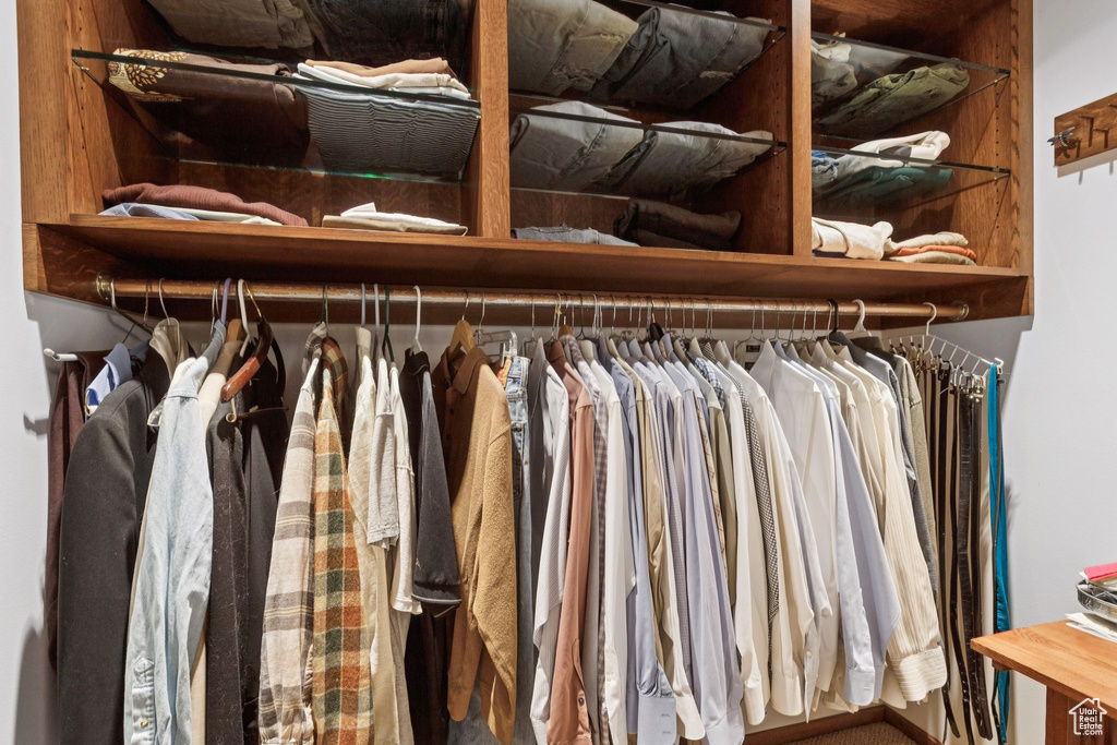 View of closet